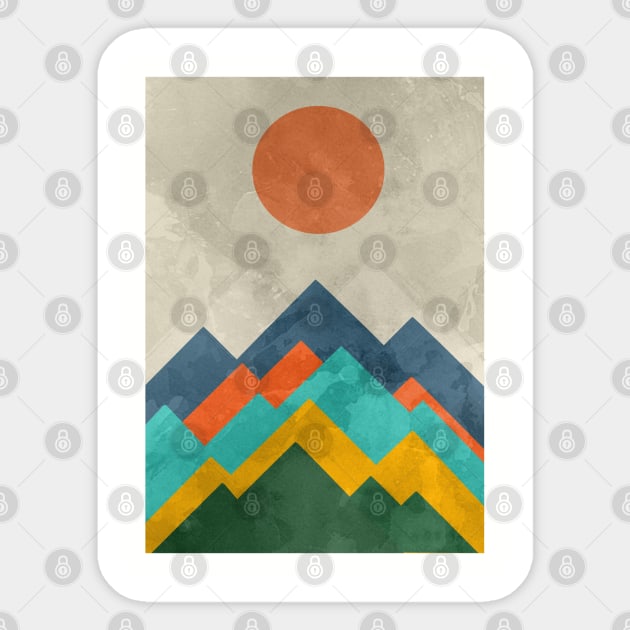 Mountain Landscape Sticker by RiyanRizqi